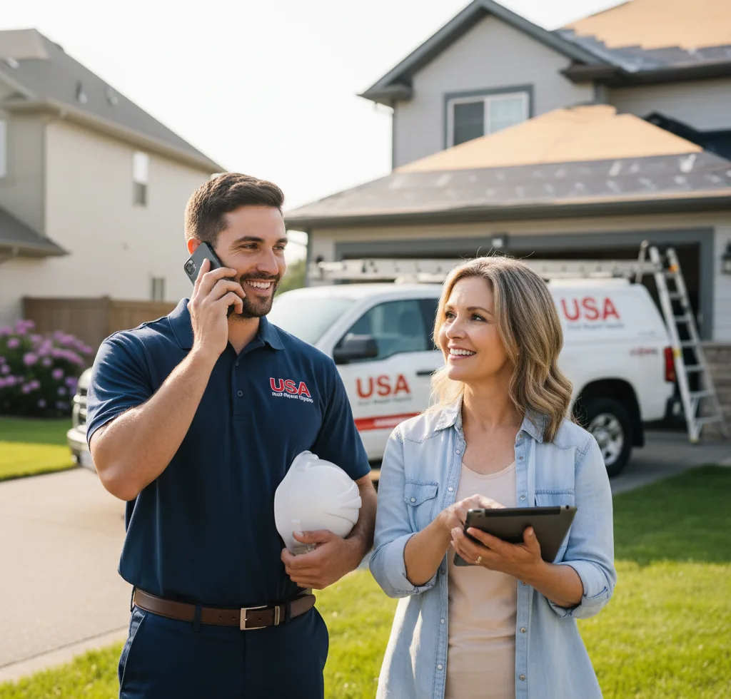USA Roof Repair Experts customer support in St. Anthony